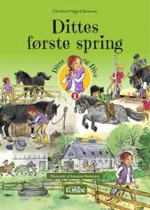 Dittes første spring - Ditte og Diva 2