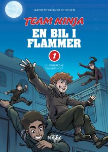 En bil i flammer - Team Ninja 1